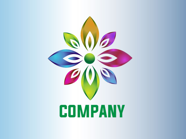 Flower garden business logo design