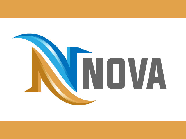 Initial Letter N 3D Logo Design