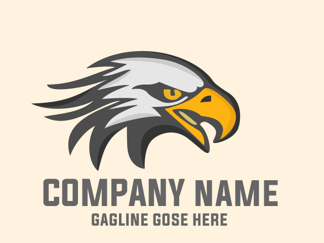 Eagle bird logo design vector