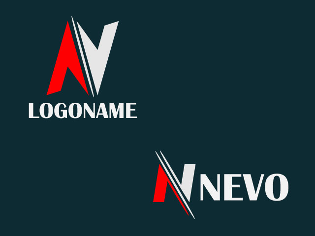 Minimal Letter N Free Vector Logo Design