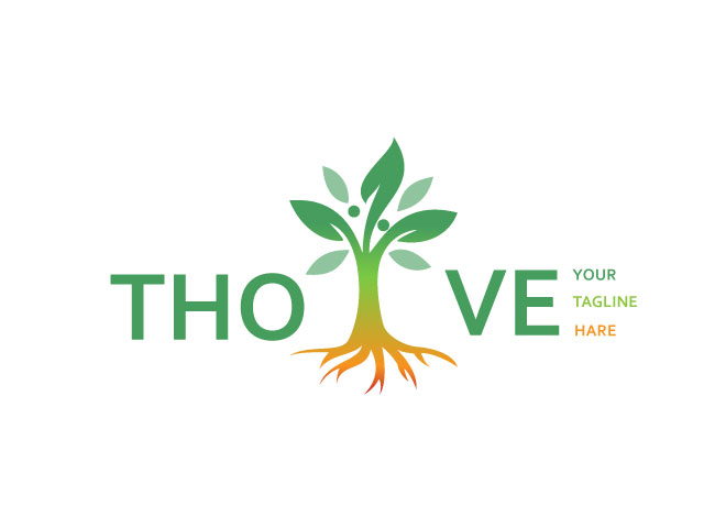 Tree logo design free download vector file