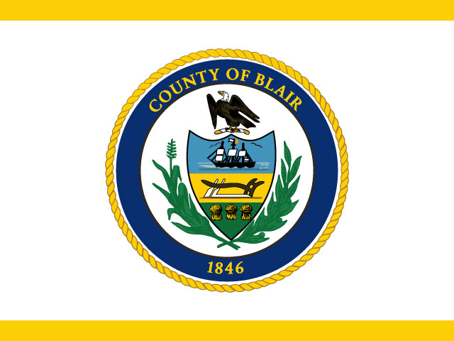Blair County Pennsylvania Vector Logo Design