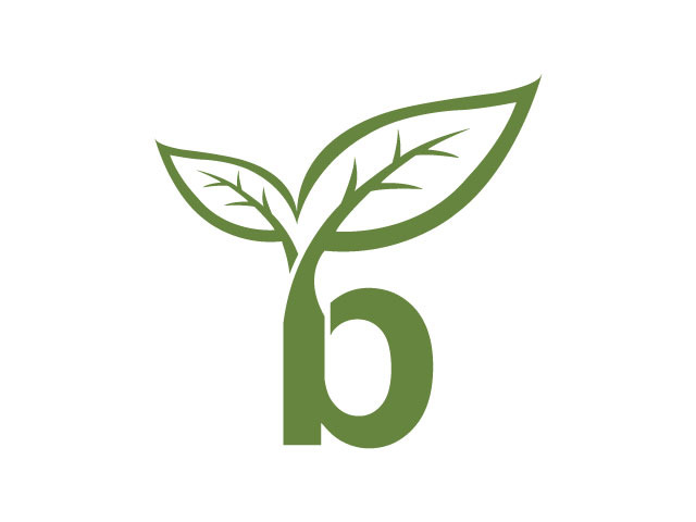 Making logos with trees and tree leaves