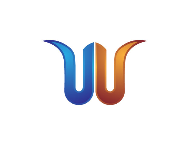W Letter Logo Design Free Download Vector File.