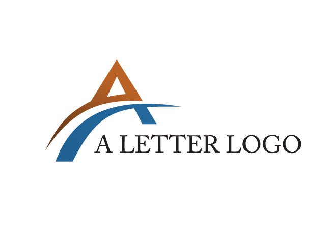 A front logo design free download vector file