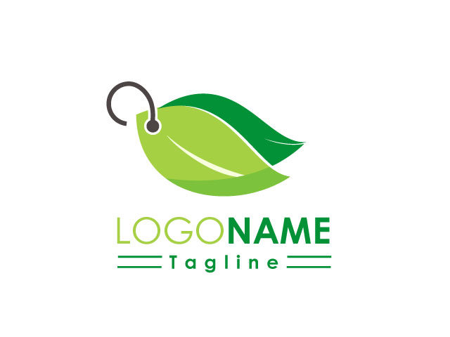 leaves logo design free download vector file
