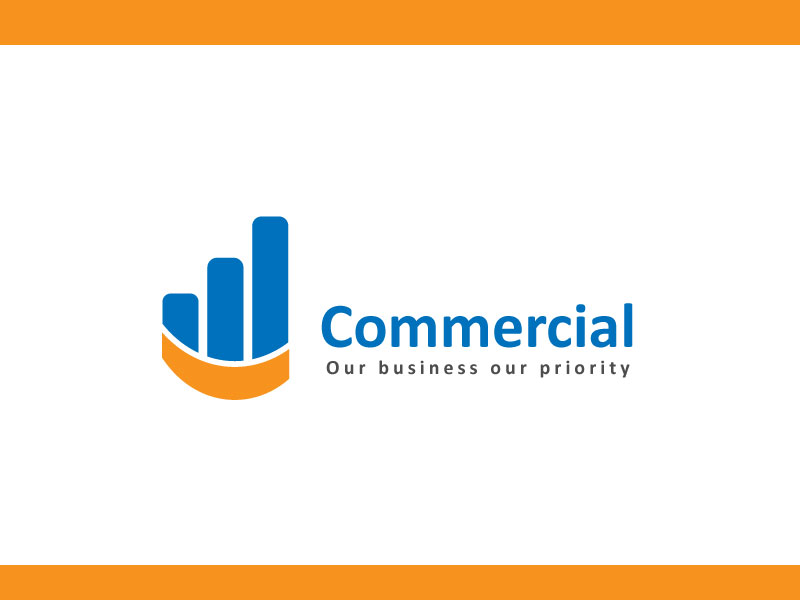 Commercial logo design free download vector file