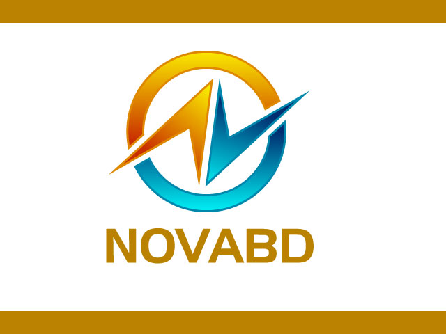 Novabd Letter N logo design vector