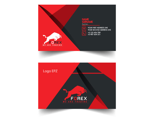 professional Business Card design Download Free Vector file.