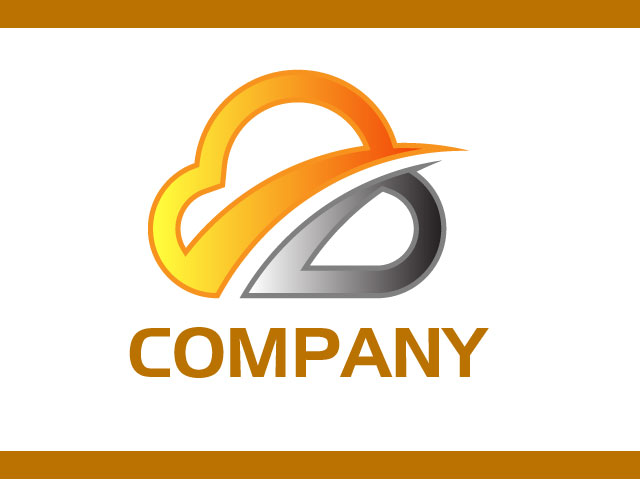 Financial business vector logo for a free download