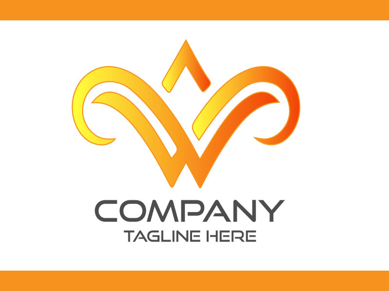 Logo made with letter W download