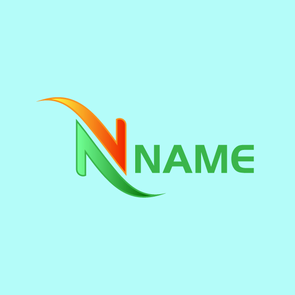 Letter N Logo modern PNG Vector free download