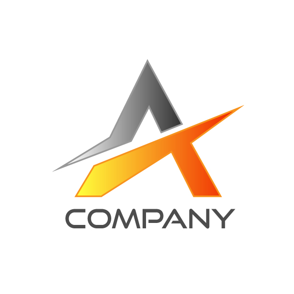 initially letter a logo vector file free download