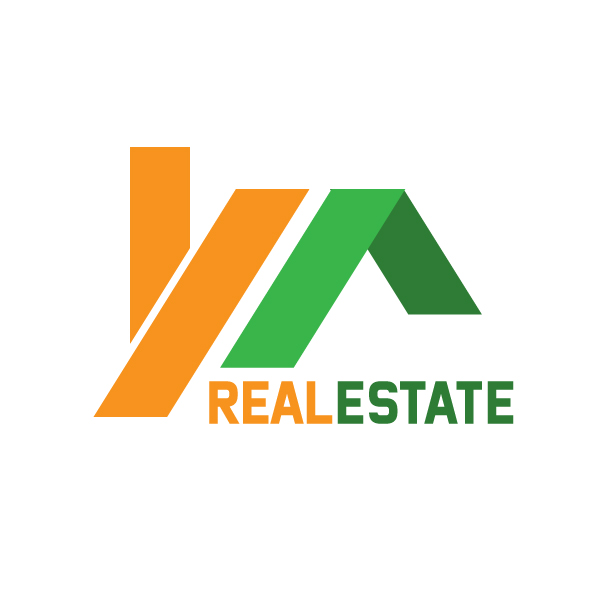 Real estate logo modern and professional house building icon