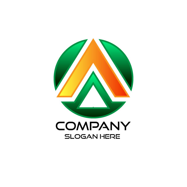 Minimalist letter A logo making for multiple business