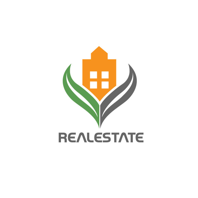modern technology real estate business logo design vector file free download