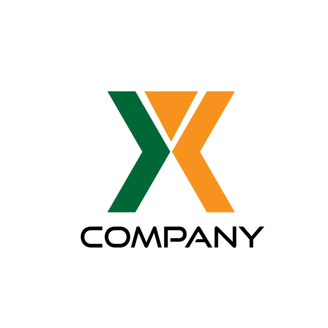 High quality and modern Letter X logo design vector