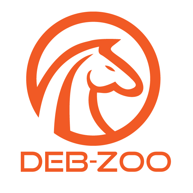 For the zoo or for the horse racing company logo design vector