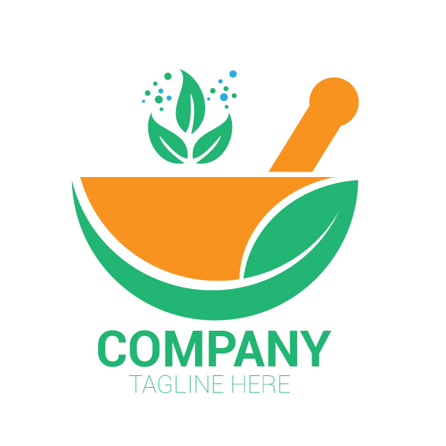 Medical healthcare Biotechnology logo design Vector design