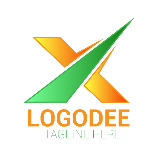 Letter X Logo Design Creative and modern Vector