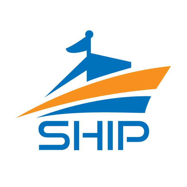 Modern Marine Logistics Ship Logo design vector