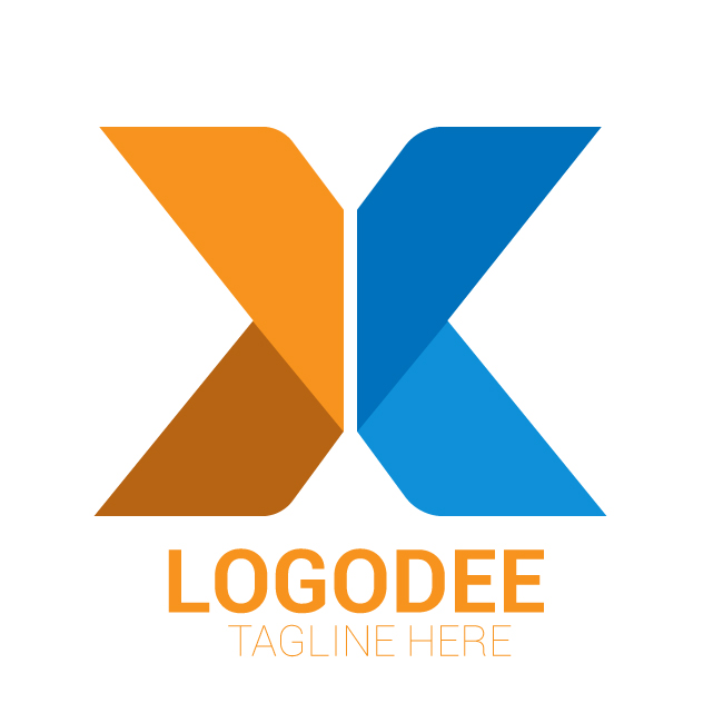 Letter X Modern Logo Design Template Vector