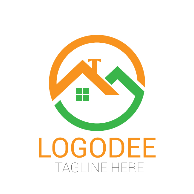 Real Estate House logo design Modern and creative icon
