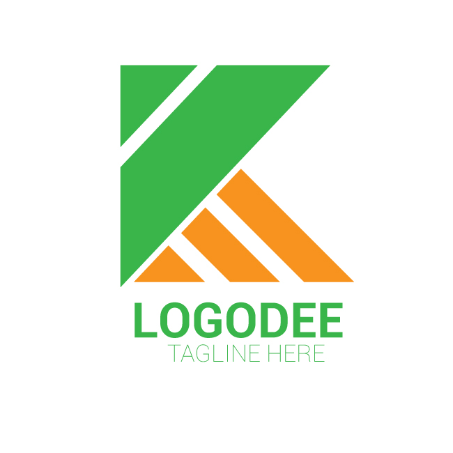 Letter K Modern and creative logo design vector