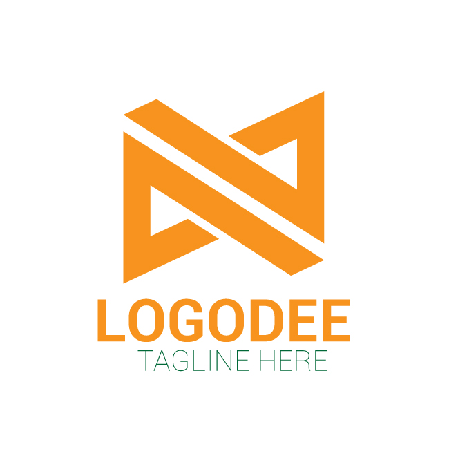 Letter N Modern Logo Design innovation business  finance
