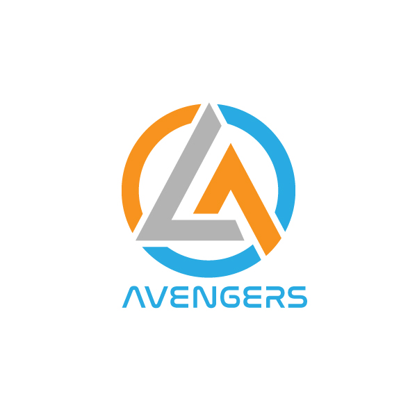 Avengers logo design vector free download now